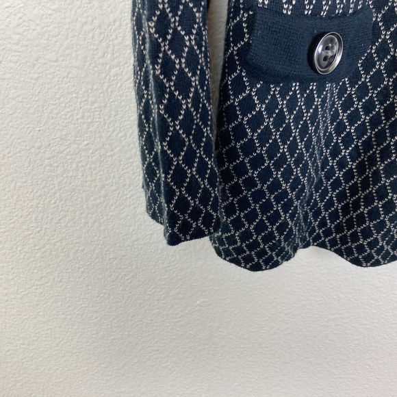 Lane Bryant Women's Button Up Cardigan Sweater Size 22/24 Black Tan Lattice Soft - Picture 6 of 7